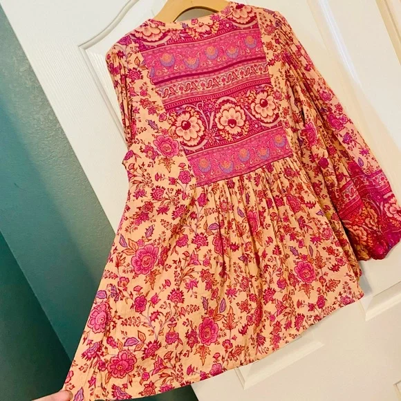 EUC Spell & the Gypsy Collective Blossom Folk Song Blouse - Picture 12 of 17